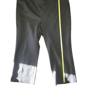 VISION 155 Women's Black Polka Dot Pullon Capris